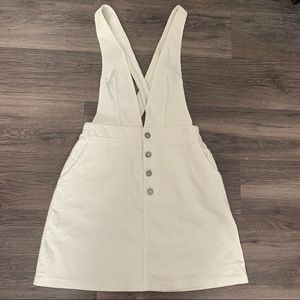 NWT AEO Don’t Ask Why Overall Corduroy Skirt